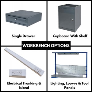 Medium Duty Workbench: Galvanised Steel Top