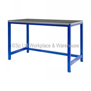 Medium Duty Workbench: Steel & Bonded Rubber Top