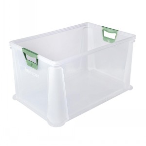 Keeeper Luis Soft-Grip Clear Crate 64 Litre