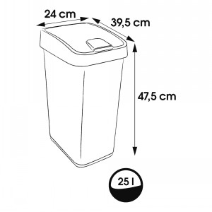 Keeeper Magne 25L Recycling Bin