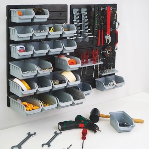 Wall Panel Bin & Tool Tidy Kit 43 Piece