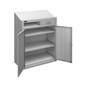 Premium Workstation With Sloping Top