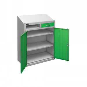 Premium Workstation With Sloping Top