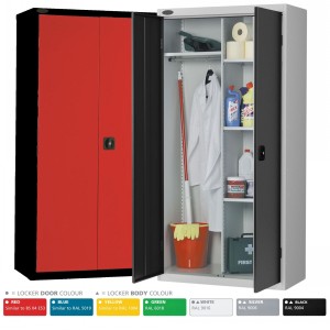 Premium Steel Cupboard Size 4 Large Janitors