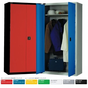 Premium Steel Cupboard Size 4 Large Wardrobe
