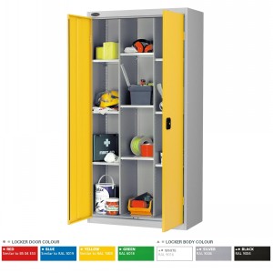 Premium Steel Cupboard Size 4 Large 12 Compartment