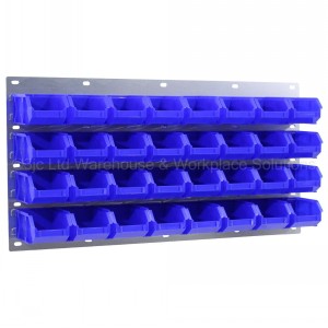 ProBin Size 02 Plastic Parts Bins & Wall Panel Set 02