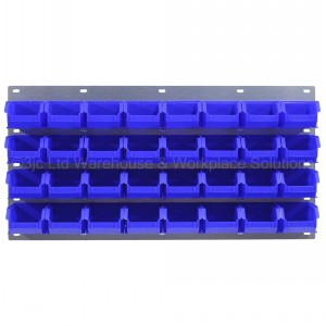ProBin Size 02 Plastic Parts Bins & Wall Panel Set 02