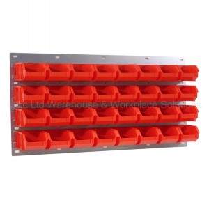 ProBin Size 02 Plastic Parts Bins & Wall Panel Set 02