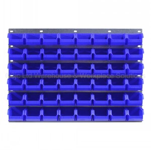 ProBin Size 02 Plastic Parts Bins & Wall Panel Set 04