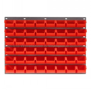 ProBin Size 02 Plastic Parts Bins & Wall Panel Set 04