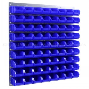 ProBin Size 02 Plastic Parts Bins & Wall Panel Set 05