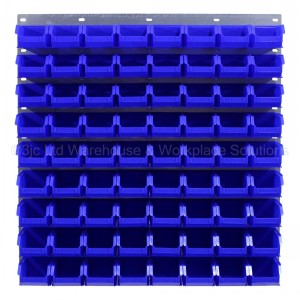 ProBin Size 02 Plastic Parts Bins & Wall Panel Set 05