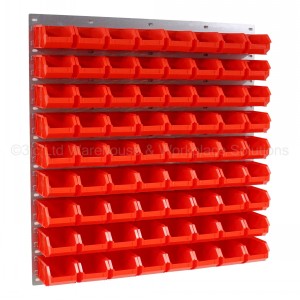 ProBin Size 02 Plastic Parts Bins & Wall Panel Set 05