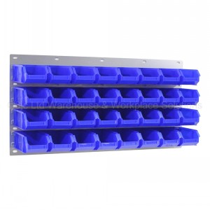 ProBin Size 04 Plastic Parts Bins & Wall Panel Set 02