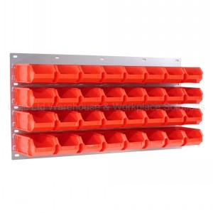 ProBin Size 04 Plastic Parts Bins & Wall Panel Set 02