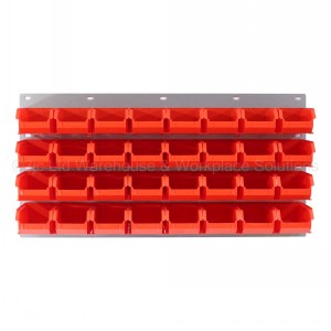 ProBin Size 04 Plastic Parts Bins & Wall Panel Set 02