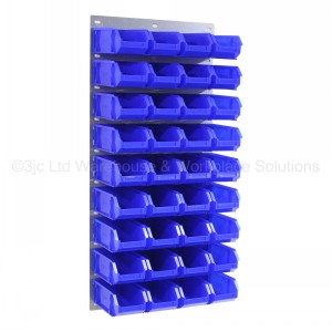 ProBin Size 04 Plastic Parts Bins & Wall Panel Set 03