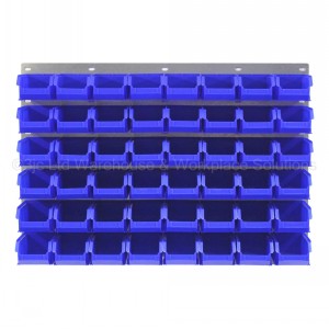 ProBin Size 04 Plastic Parts Bins & Wall Panel Set 04