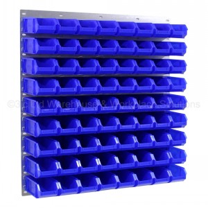 ProBin Size 04 Plastic Parts Bins & Wall Panel Set 05