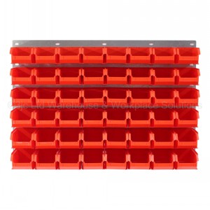 ProBin Size 04 Plastic Parts Bins & Wall Panel Set 04