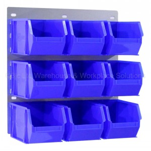 ProBin Size 06 Plastic Parts Bins & Wall Panel Set 01