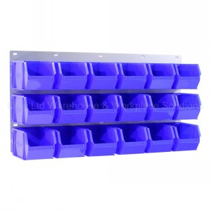 ProBin Size 06 Plastic Parts Bins & Wall Panel Set 02