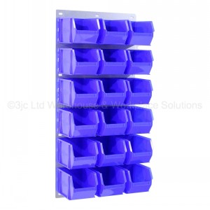 ProBin Size 06 Plastic Parts Bins & Wall Panel Set 03