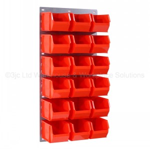 ProBin Size 06 Plastic Parts Bins & Wall Panel Set 03