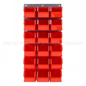 ProBin Size 06 Plastic Parts Bins & Wall Panel Set 03