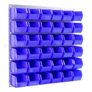 ProBin Size 06 Plastic Parts Bins & Wall Panel Set 05