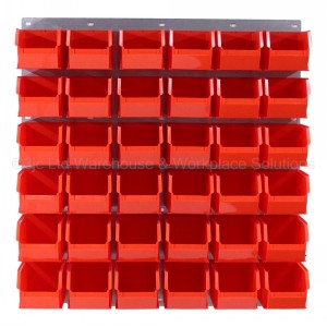 ProBin Size 06 Plastic Parts Bins & Wall Panel Set 05
