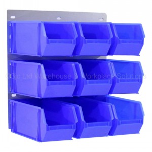 ProBin Size 08 Plastic Parts Bins & Wall Panel Set 01