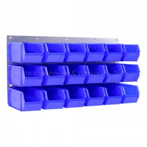 ProBin Size 08 Plastic Parts Bins & Wall Panel Set 02