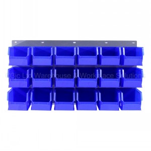 ProBin Size 08 Plastic Parts Bins & Wall Panel Set 02