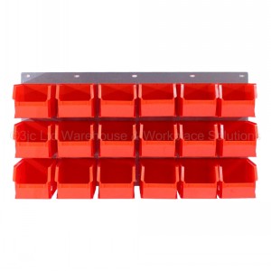 ProBin Size 08 Plastic Parts Bins & Wall Panel Set 02
