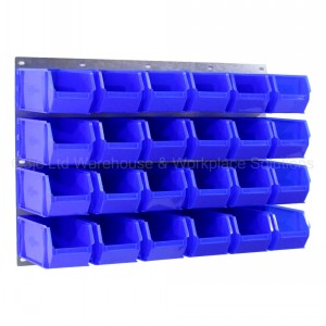 ProBin Size 08 Plastic Parts Bins & Wall Panel Set 04