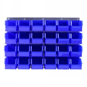 ProBin Size 08 Plastic Parts Bins & Wall Panel Set 04