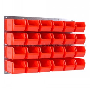 ProBin Size 08 Plastic Parts Bins & Wall Panel Set 04