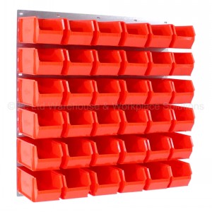 ProBin Size 08 Plastic Parts Bins & Wall Panel Set 05