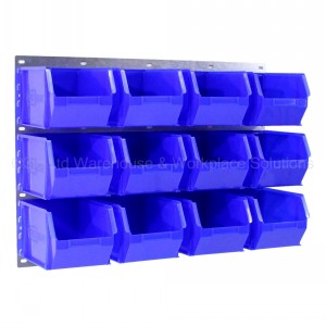 ProBin Size 10 Plastic Parts Bins & Wall Panel Set