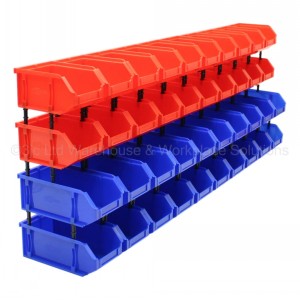 ProBin Freestanding Plastic Parts Bin Set 01