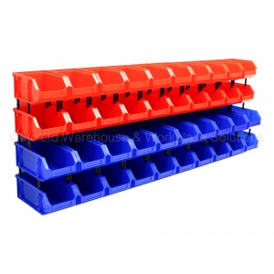 ProBin Freestanding Plastic Parts Bin Set 01