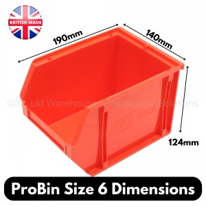 ProBin Plastic Parts Bins Size 06