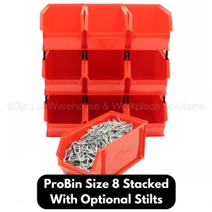 ProBin Plastic Parts Bins Size 08