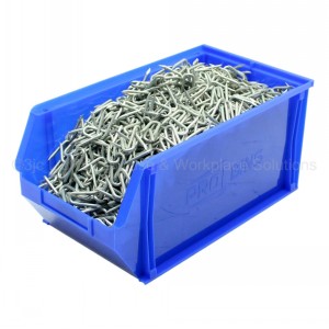 ProBin Size 12 Plastic Parts Bins & Wall Panel Set
