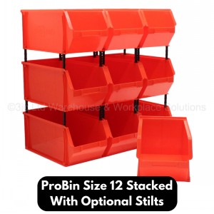 ProBin Plastic Parts Bins Size 12