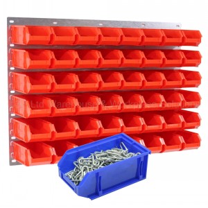 ProBin Size 04 Plastic Parts Bins & Wall Panel Set 04