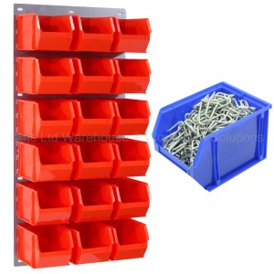 ProBin Size 06 Plastic Parts Bins & Wall Panel Set 03