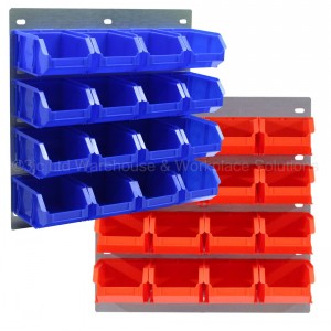 ProBin Size 02 Plastic Parts Bins & Wall Panel Set 01